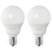 IKEA �C�P�A LED�d�� E17 440���[���� ���` �I�p�[���z���C�g  2 �s�[�X m00583979 SOLHETTA �\�[���w�b�^