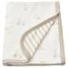 IKEA Ikea одеяло белый бежевый / заяц рисунок полоса узор 80x100cm m10625101 LEN полоса 