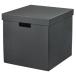 IKEA Ikea место хранения box крышка имеется уголь 32×35×31cm m50596922 FJADERHARVfi. Dell Hal vu