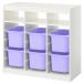 IKEA Ikea место хранения combination полки / box имеется салон tiba Ida -/ белый lilac 99x44x95cm s29613136 TROFAST Toro быстрый 