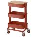 IKEA �C�P�A ���S�� �ӂ��t�� ���b�h�u���E�� 28x 38x61cm ���T�C�Y s49622234 RASKOG ���[�X�R�O NORRAVA �m���I�[���@