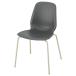 IKEA Ikea стул пластик черный / камера форма металл / светло-серый бежевый s59612814 SKALSTAs call старт 