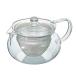 HARIO( HARIO ) tea tea small teapot circle practical use capacity 450ml heat-resisting glass present gift present CHJMN-45T
