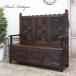  Франция античный мебель bench вход living дуб 1910 годы место хранения магазин инвентарь Vintage Vintage . страна French antique64342