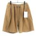 ̤ ANCELLM 󥻥 ɥ硼 ANC-PT73 SUEDE TUCK WIDE SHORTS  å  ֥饦 2 դ  65008678