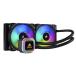 Corsair H100i RGB Platinum water cooling one body CPU cooler,air conditioner [Intel/AMD both correspondence ] FN1248 CW-9060039-W