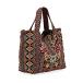 3J Workshop by Johnny Was Women's Velveteen Heavily Embroidered Tote Bag, b