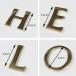 �^�J �S�[���h 45mm HELLO �Z�b�g �啶�� H E L L O ���^�[ �^�J ���^�[ �i���o�[ �啶�� �A���t�@�x�b�g �Ŕ� �\�D �l�[�� �c���[�n�E�X �l�R�|�X ���[�� �֘A�摜4
