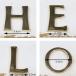 �^�J �S�[���h 45mm HELLO �Z�b�g �啶�� H E L L O ���^�[ �^�J ���^�[ �i���o�[ �啶�� �A���t�@�x�b�g �Ŕ� �\�D �l�[�� �c���[�n�E�X �l�R�|�X ���[�� �֘A�摜5