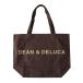 DEAN &amp; DELUCA большая сумка Brown Gold Logo [L]