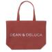 DEAN &amp; DELUCA большая сумка красный beans [L]