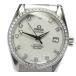☆美品☆保証書付【OMEGA】オメガ シーマスター アクアテラ 2509.75 ダイヤベゼル 11Pダイヤ シェル 自動巻き ボーイズ【ev05】