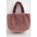 [SALE]Maison de FLEUR / BAG мех оборка руль большая сумка - сумка F темный розовый Y-24-05-25-009-LO-BG-SZ-ZTK012