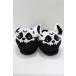 KILL STAR / Vampire Batbone Slippers SM черный × белый H-26-05-19-059-PU-SH-KB-ZH