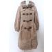axes femme / panel вышивка полупальто "даффл коут" M бежевый O-25-01-30-012-AX-CO-OW-ZT-C038