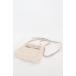Maison de FLEUR / жемчуг лента мех сумка на плечо слоновая кость O-25-08-20-047-LO-BG-OW-ZT501