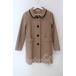[SALE]Fi.n.t / круг воротник пальто бежевый O-25-09-22-073-CA-CO-IG-ZTC022
