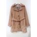 axes femme / Пальто Честерфилд розовый бежевый O-25-09-30-094-AX-CO-IG-OS