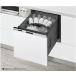 ### Rinnai посудомоечная машина с сушкой [RKW-405AM-SV] серебряный стандарт скользящий открытый модель ширина 45cm дверь материал специальный ( старый номер товара RKW-404AM-SV)(v)