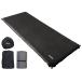  angle profit industry inflator mat suede style 7cm thickness outdoor mat camp sleeping area in the vehicle automatic expansion compact storage sack attaching gray / black 