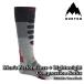  Япония стандартный товар сноуборд носки носки Barton BURTON MEN'S PERFORMANCE + LIGHTWEIGHT SOCKS True Black свет вес носки 25-26