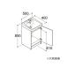 *=INAX/LIXIL [FTV2N-503N/VP1W] стандартный туалетный столик корпус off to дверь модель уличный кран с раковиной (.. количество . есть )( резина штекер тип ) холодный регион промежуток .500mm(HH)