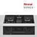 π* Rinnai газ встроенный плитка [RS31W36T1RBW]gala Stop sia- черный SENCE( чувство ) стандартная ширина 60cm модель вода нет двусторонний . решётка (HG)