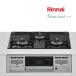 * Rinnai газ встроенный плитка [RS31M5T1RVW]gala Stop sia- черный Standard( стандартный ) стандартная ширина 60cm модель вода нет одна сторона . решётка (HB)