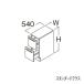 *TOTO [LBSFB030CKG1A] напольный шкаф стандартный ok ta-b счетчик высота 850mm( шт. колесо specification ) промежуток .300mm прием заказа примерно 1 неделя (GA)