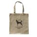 Dog Canvas tote bag/ love собака парусина большая сумка [Carolina Dog/ Caro laina* собака ] собака / домашнее животное / простой / монохромный / натуральный -111
