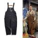 overall men's overall coveralls all-in-one Denim work pants work clothes plain stylish stylish good-looking popular spring summer autumn 