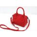 coco б/у [ снижение цены ] Jack ba колено Jack Bunny!! Pearly Gates Cart сумка красный / красный type вдавлено . раунд сумка плечо имеется 81741