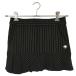  б/у [SALE] Descente Golf женский юбка S чёрный черный плиссировать осень-зима материалы полоса letter pack почтовый сервис плюс отправка возможно 86269