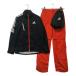 coco б/у Adidas adidas мужской непромокаемая одежда S темно-синий красный 2WAY верх и низ упаковочный пакет имеется letter pack почтовый сервис плюс отправка возможно 96895