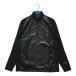  б/у [SALE] Puma PUMA мужской рубашка с длинным рукавом M чёрный черный половина Zip переключатель обратная сторона ворсистый letter pack почтовый сервис плюс отправка возможно 103132