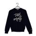 coco б/у [ снижение цены ] Munsingwear одежда Munsing wear женский свитер M темно-синий темно-синий вырез лодочкой кошка pohs отправка возможно 104103