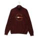 coco б/у [ снижение цены ] Tommy Hilfiger Golf мужской свитер L темно-красный wine red ta-toru шея letter pack почтовый сервис плюс отправка возможно 109005