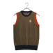 coco б/у [ снижение цены ] Beams Golf BEAMSGOLF женский лучший M светло-коричневый тон вырез лодочкой вязаный letter pack почтовый сервис плюс отправка возможно 111142