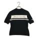 coco б/у [ снижение цены ] Descente Golf DESCENTE GOLF женский вязаный L чёрный черный короткий рукав mok шея кошка pohs отправка возможно K013232