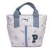 coco б/у Puma PUMA Cart сумка белый × розовый полоса раунд сумка letter pack почтовый сервис плюс отправка возможно K020731