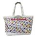 coco б/у [ снижение цены ] New balance Golf New Balance golf большая сумка type сумка "Boston bag" белый × красочный Logo запирающийся шкафчик сумка K027127