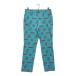  б/у [ снижение цены ] Munsingwear одежда женский брюки 11 номер бледно-голубой × красный лодыжка m Boy общий рисунок проверка кошка pohs отправка возможно K029313
