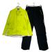 coco б/у Mizuno Golf mizunoGOLF мужской непромокаемая одежда M lime зеленый 2WAY верх и низ упаковочный пакет имеется letter pack почтовый сервис плюс отправка возможно K032949