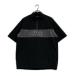  б/у travis ma колодка TRAVIS MATHEW мужской половина Zip внешний M чёрный черный короткий рукав кошка pohs отправка возможно K033992