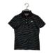  б/у New balance Golf New Balance golf женский рубашка-поло с коротким рукавом 0(S) чёрный черный Zebra рисунок кошка pohs отправка возможно K034278