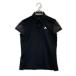  б/у Adidas Golf adidas GOLF женский рубашка-поло с коротким рукавом L черный чёрный сетка кошка pohs отправка возможно K035065