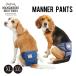 MANDARINE BROTHERS man da Lynn Brothers трусы для животных менструация брюки шорты .. распределение собака кошка собака одежда собака одежда товары для домашних животных средний собака XL XXL