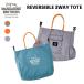 MANDARINE BROTHERS man da Lynn Brothers REVERSIBLE 3WAY TOTE двусторонний 3 вес -to. прогулка сумка сумка на плечо Cart сумка 