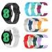  силикон ремень Galaxy watch 7 FE 4 5 6 watch7 watch6 40MM 44MM / watch 3 41MM / galaxy watch 42mm частота замена ремень напульсник замена мягкость часы 