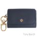  Tory Burch футляр для визитных карточек чехол для пропуска чехол для проездного билета футляр для карточек женский Tory Burch кожа ключ зажим имеется кольцо для ключей 